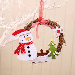 Christmas Wooden Vine Wreath Decoration