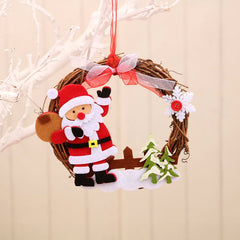 Christmas Wooden Vine Wreath Decoration