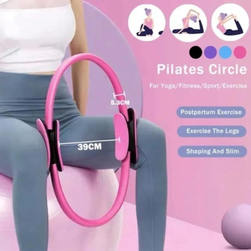 Yoga Pilates Ring Unbreakable Fitness Stretching Ring Home Gym Workout