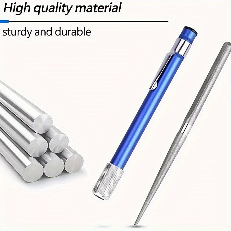 Portable Scissor Sharpener With Retractable Rod for Camping