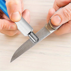 Portable Scissor Sharpener With Retractable Rod for Camping