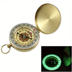 G50F Flip Cover Copper Compass for Outdoor Camping