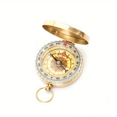 G50F Flip Cover Copper Compass for Outdoor Camping