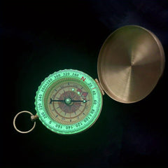 G50F Flip Cover Copper Compass for Outdoor Camping