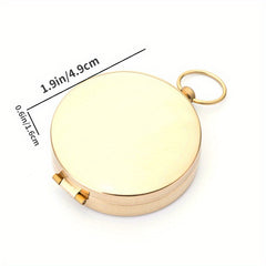 G50F Flip Cover Copper Compass for Outdoor Camping