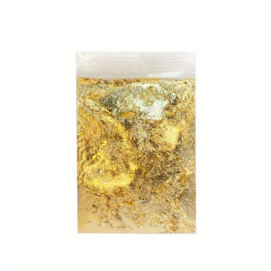 2g Golden Slivery Copper Foil Glitters for Gilding DIY