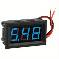 DC 5-120V Digital Mini Voltmeter LED Panel Voltage Tester Car Motorcycle Monitor