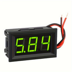 DC 5-120V Digital Mini Voltmeter LED Panel Voltage Tester Car Motorcycle Monitor