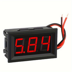 DC 5-120V Digital Mini Voltmeter LED Panel Voltage Tester Car Motorcycle Monitor