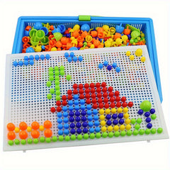 Creative DIY Mosaic Puzzle Building Bricks Educational Jigsaw Gift