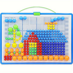 Creative DIY Mosaic Puzzle Building Bricks Educational Jigsaw Gift