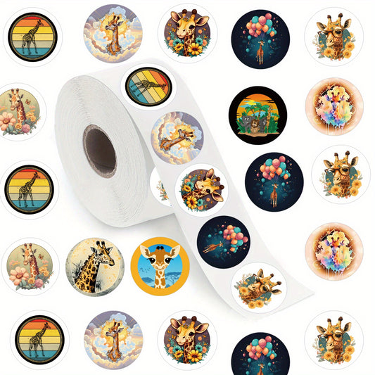 500pcs Giraffe Funny Animal Stickers for Water Bottle Laptop Phone