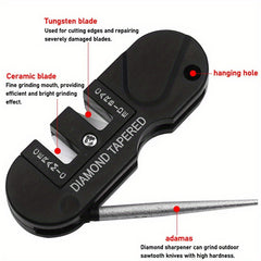 Portable Outdoor Sharpening Tool for Camping Tungsten Steel