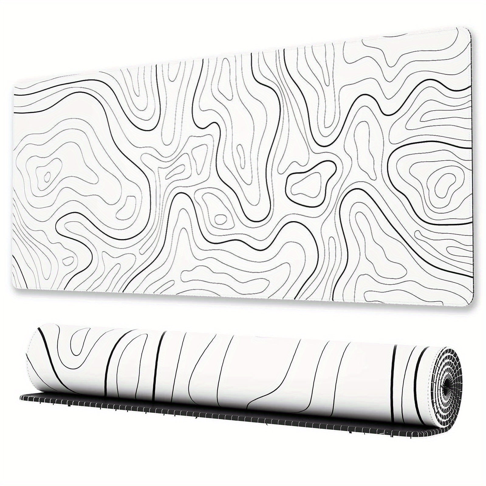 High Rubber Gaming Mouse Pad Abstract Texture Lines