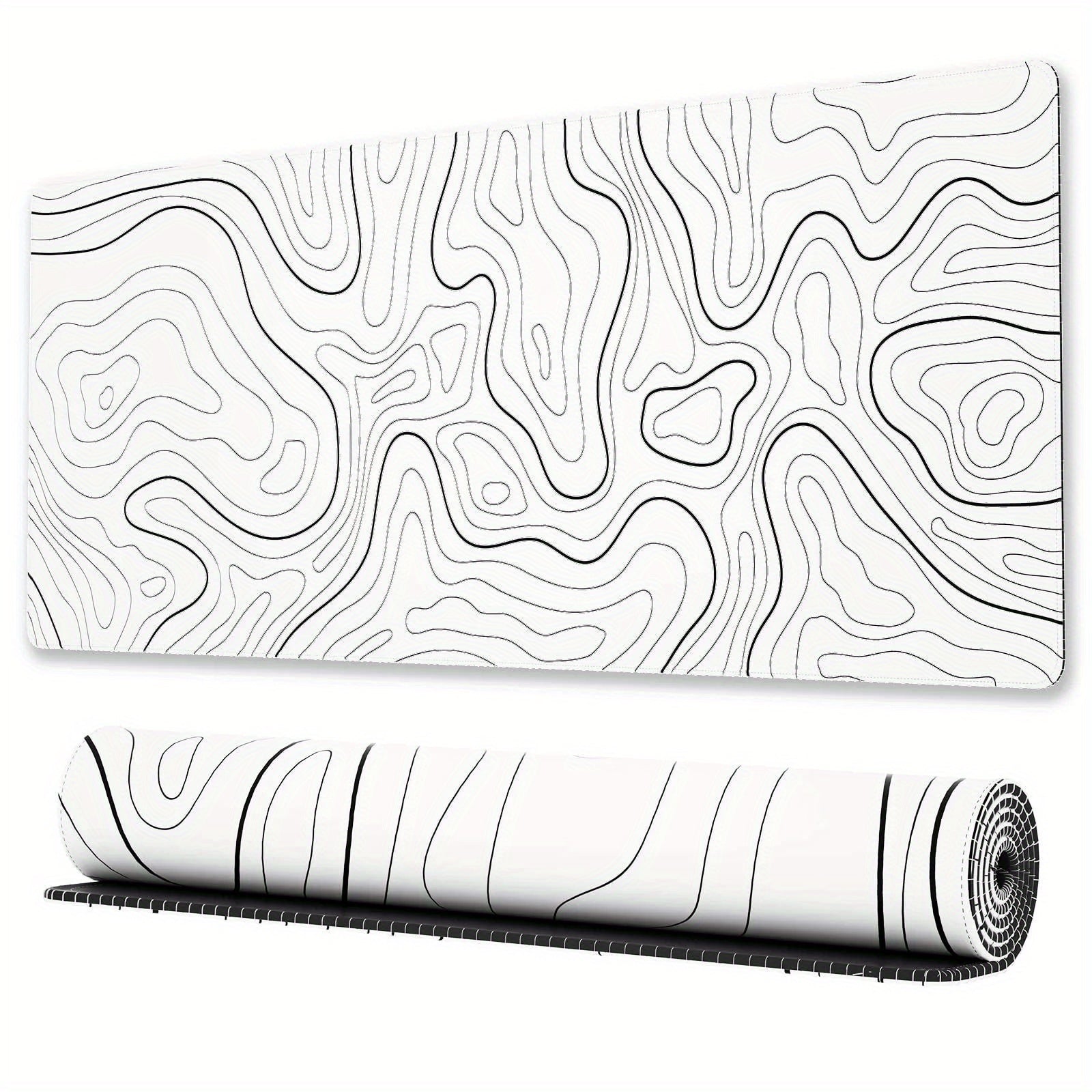 High Rubber Gaming Mouse Pad Abstract Texture Lines
