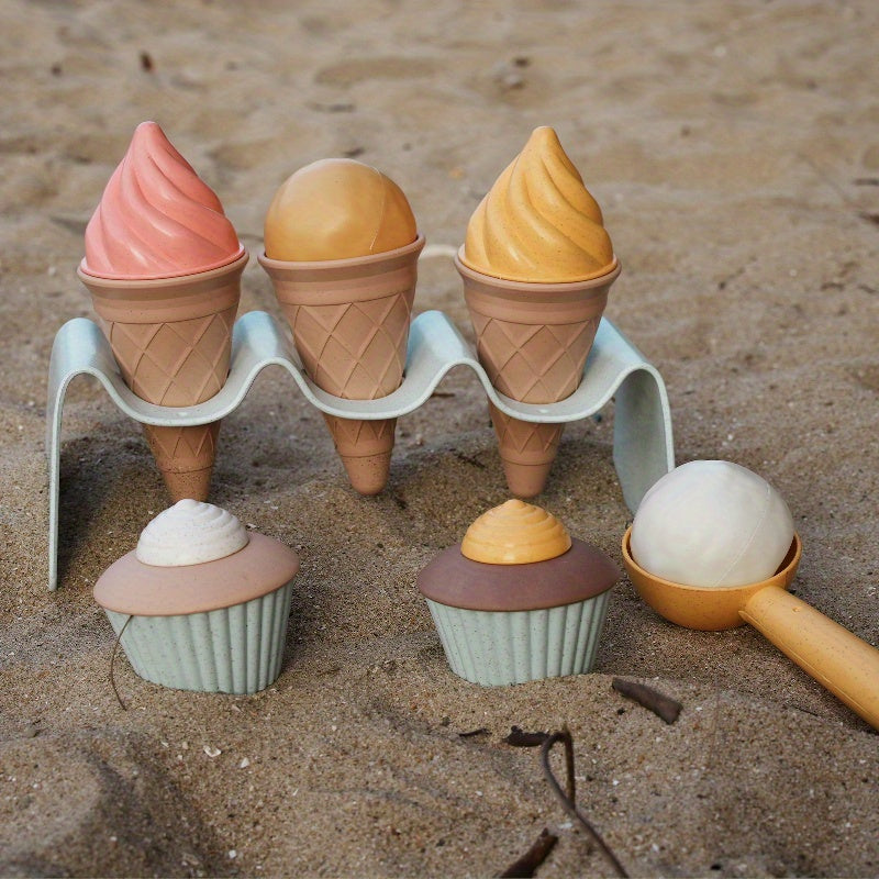 7pc Kids Imprint Ice Cream Sand Tool Set