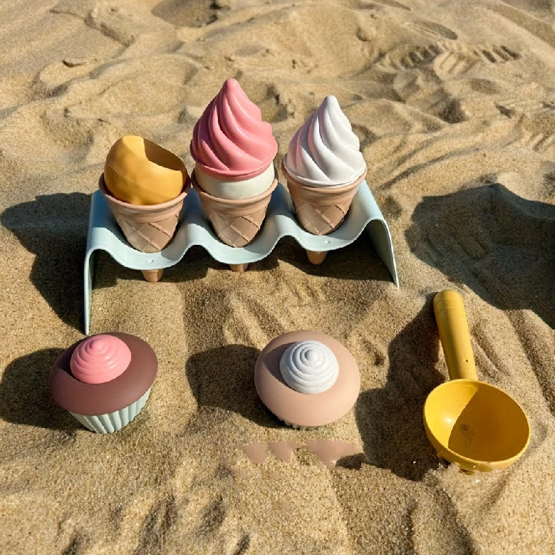 7pc Kids Imprint Ice Cream Sand Tool Set