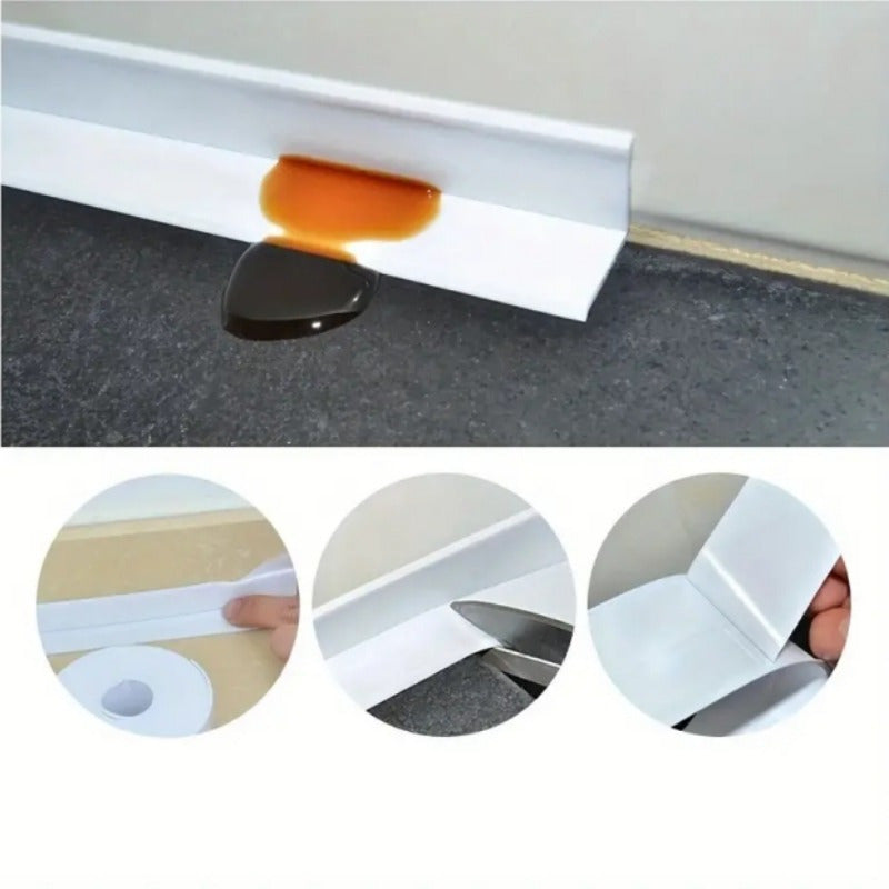 Waterproof Toilet Caulk Strip - Protects From Moisture & Mildew