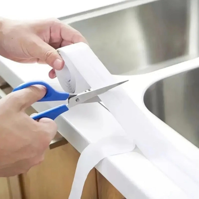 Waterproof Toilet Caulk Strip - Protects From Moisture & Mildew