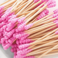 100pcs Double Headed Cotton Swabs for Ear & Nose Cleaning and Makeup