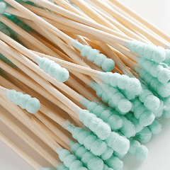 100pcs Double Headed Cotton Swabs for Ear & Nose Cleaning and Makeup