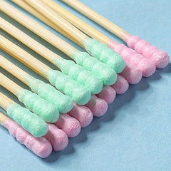 100pcs Double Headed Cotton Swabs for Ear & Nose Cleaning and Makeup