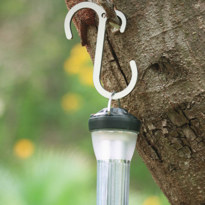 1pc Stainless Steel S Shape Hook Non Slip Camping Accessories