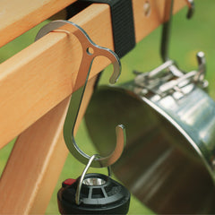 1pc Stainless Steel S Shape Hook Non Slip Camping Accessories