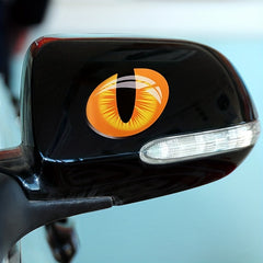 3D Stereo Reflective Cat Eye Stickers Rearview Mirror Decal Car Decoration