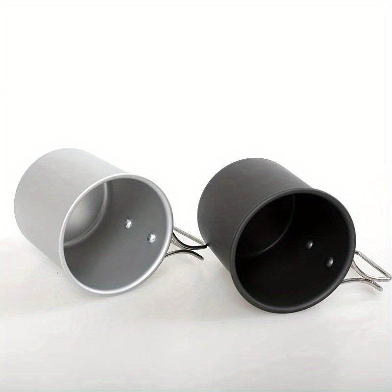 300ml Aluminum Alloy Mug Cup Portable Tableware For Outdoor