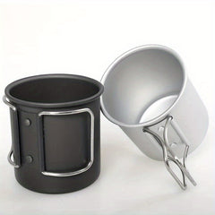 300ml Aluminum Alloy Mug Cup Portable Tableware For Outdoor