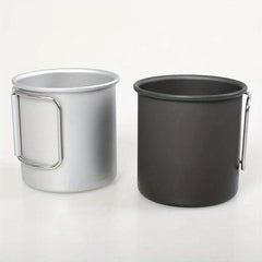 300ml Aluminum Alloy Mug Cup Portable Tableware For Outdoor
