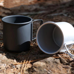 300ml Aluminum Alloy Mug Cup Portable Tableware For Outdoor
