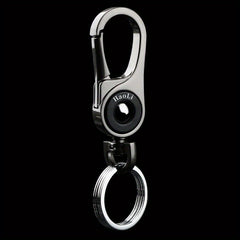 Titanium Carabiner Key Clip with Corkscrew for Backpack