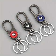 Titanium Carabiner Key Clip with Corkscrew for Backpack
