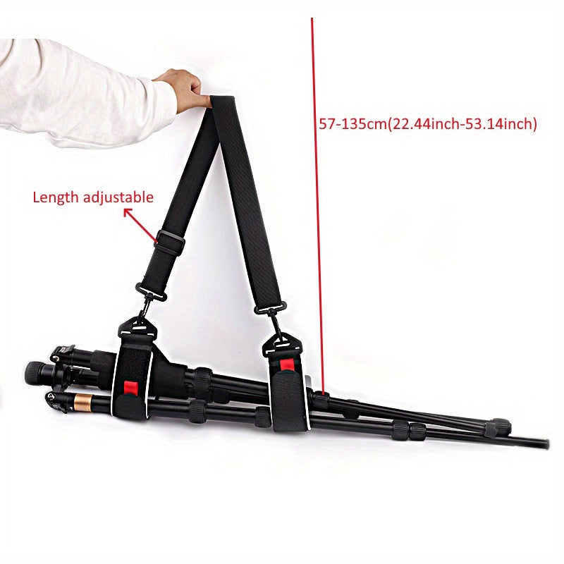 Adjustable Skiing Pole Shoulder Straps Handle Straps Nylon Snowboard Carrier