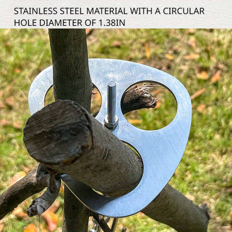 Stainless Steel Hanging Bracket Camping Tripod BBQ Rack