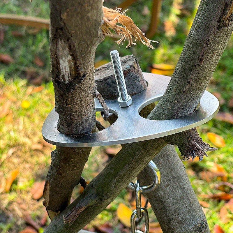 Stainless Steel Hanging Bracket Camping Tripod BBQ Rack