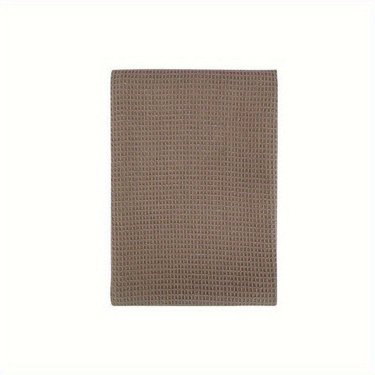 2pcs Waffle Dish Washing Towels Kitchen Rags Absorbent Square Towel Mixed