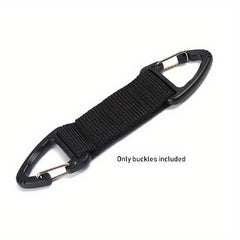 2pcs Plastic Triangle Carabiner Spring Quick Hanging Buckle Keychain