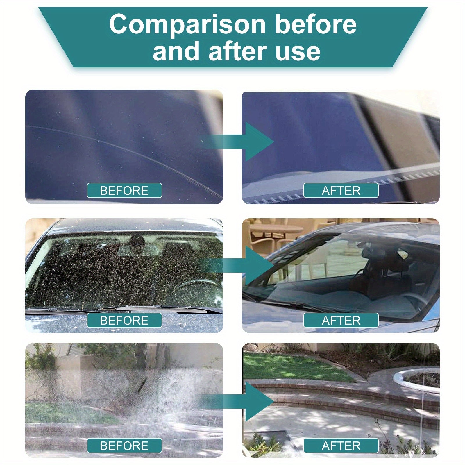 Glass Scratch Cleaning Powder Car Scratch Repair Windshield Defogging Powder