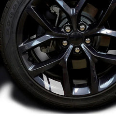 Reflective Car Wheel Rim Vinyl Stickers - Set of 4