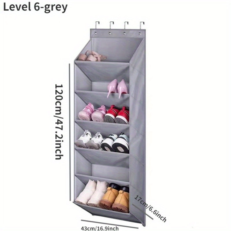 Over Door Shoe Storage Rack & Bag for Home Organization
