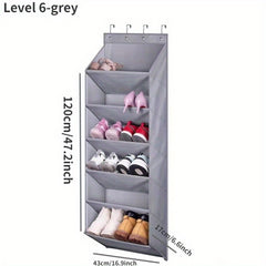 Over Door Shoe Storage Rack & Bag for Home Organization
