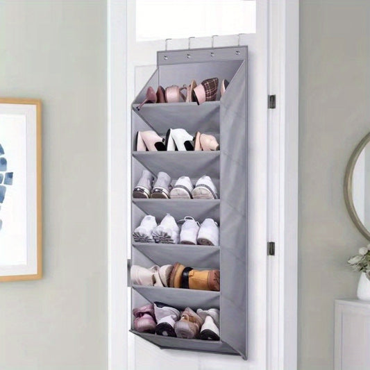 Over Door Shoe Storage Rack & Bag for Home Organization