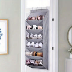 Over Door Shoe Storage Rack & Bag for Home Organization