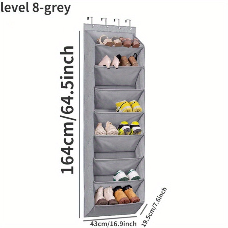 Over Door Shoe Storage Rack & Bag for Home Organization