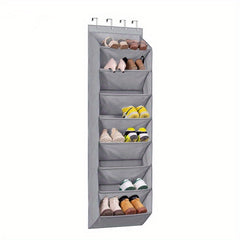 Over Door Shoe Storage Rack & Bag for Home Organization