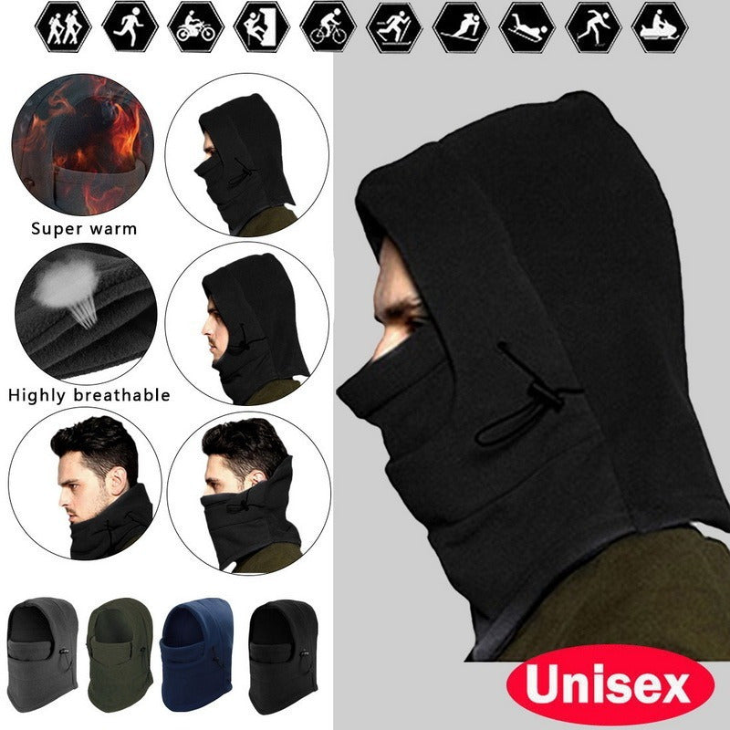 Solid Warm Balaclava Hat for Outdoor Activities
