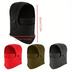 Solid Warm Balaclava Hat for Outdoor Activities